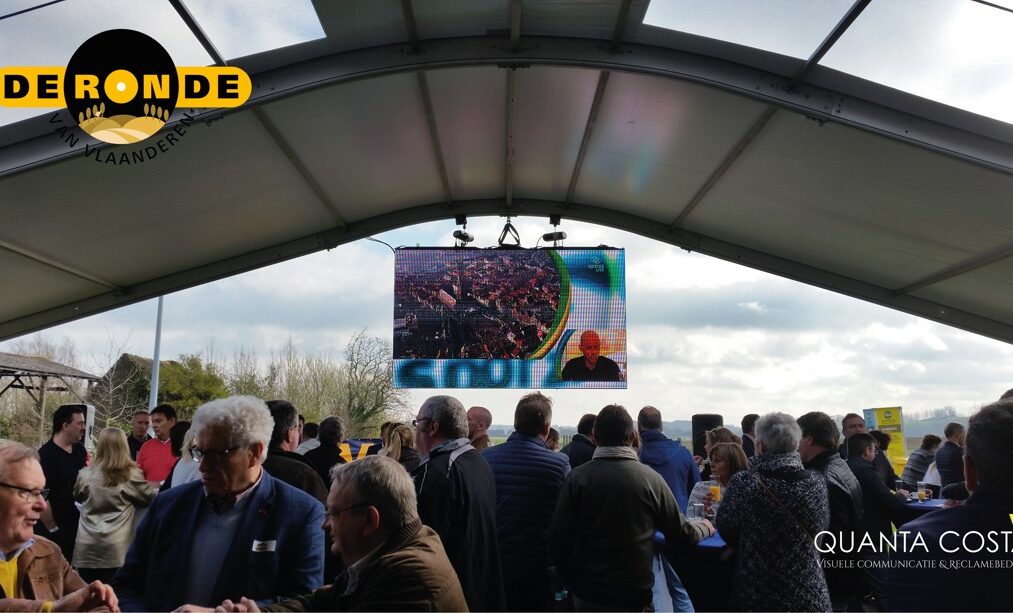 Ronde van Vlaanderen led-schermen